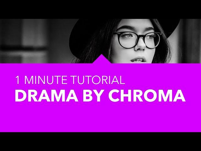 Dramatic Black and White images using the CHROMA curve - Affinity Photo