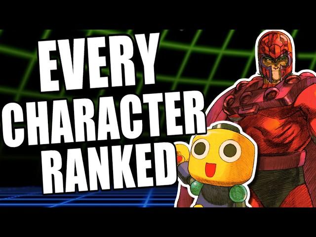 Ranking ALL 56 CHARACTERS in Marvel vs Capcom 2