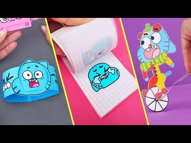 FUNNY CAT DIYs with GUMBALL| Amazing World of Gumball 