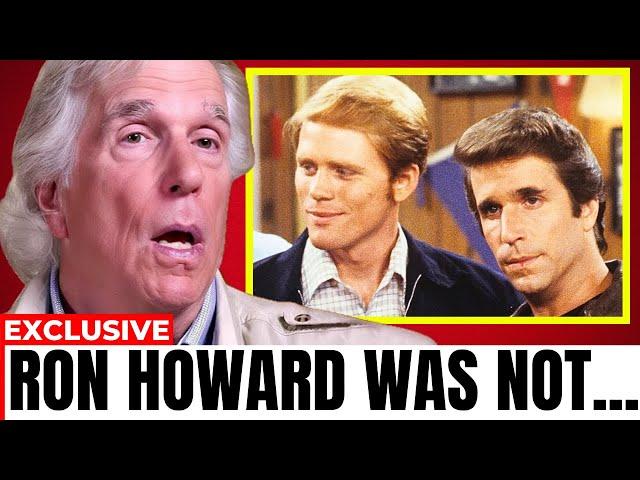 “I Couldn’t Stay Quiet Any Longer!” Henry Winkler’s SHOCKING Words on Ron Howard!