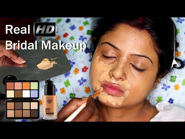 Winter HD Bridal Makeup / Best Bridal Makeup For Beginners /Step By Step Makeup Tutorial