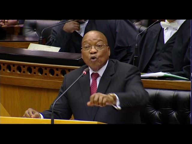 President Zuma loses his temper towards Malema