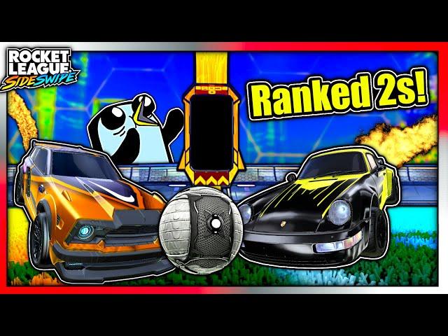 Grinding RANKED 2v2's In SideSwipe! | So Many BANGER GOALS!