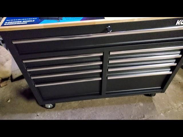 Kobalt 9 drawer mobile workstation.