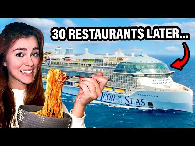 I ate at Every Restaurant on the Biggest Cruise Ship in the World! (Icon of the Seas)