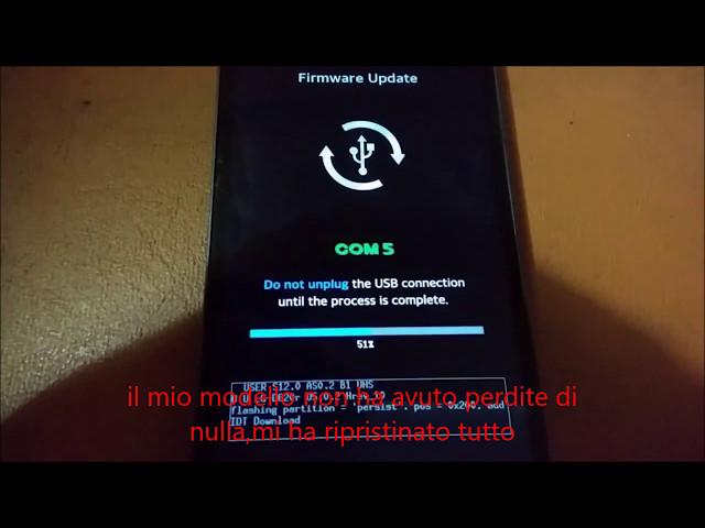 LG G2 MINI d620r lollipop 5.0.2 ripristino (schermata nera nessun comando possibile)