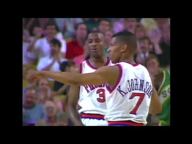 ROOKIE Kenny Battle shines for 1989-90 Phoenix Suns vs. Seattle Supersonics