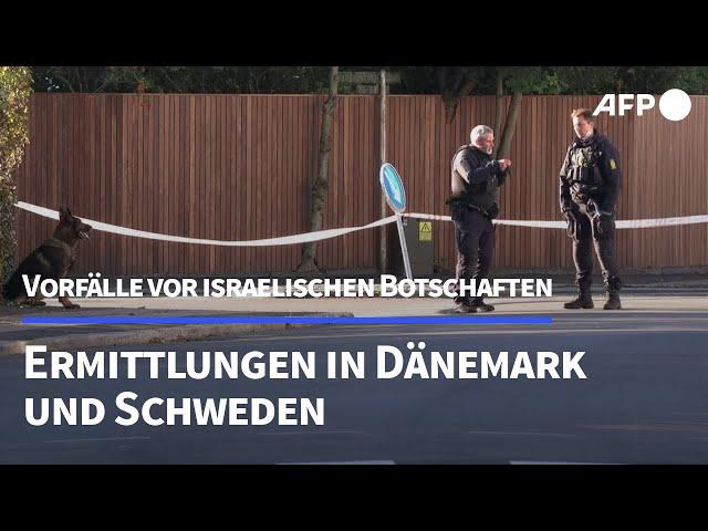 Ermittlungen zu Vorfällen an Israels Botschaften in Dänemark und Schweden | AFP