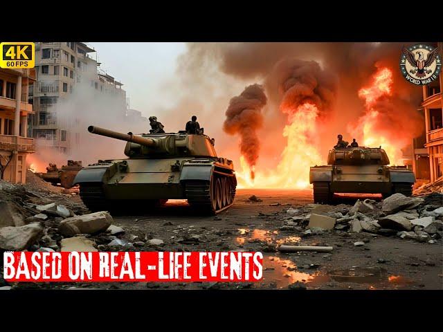 URBAN WARFARE TANK BATTLE AACHEN GERMANY BASED ON REAL-LIFE EVENTS OCT 1944  (HI-RES 4K 60 FPS) COD
