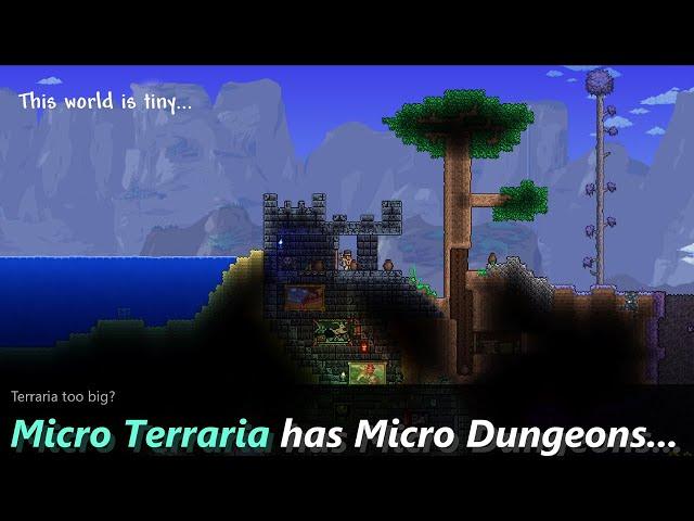 This Terraria world is really tiny... ─ Can you survive in the "Micro" Terraria World?