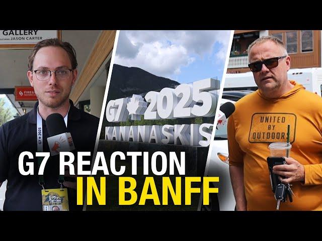 Locals and tourists weigh in as G7 comes to Alberta