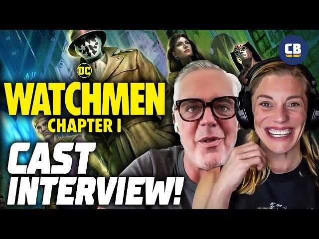 DC's DARKEST Animated Movie?! The Watchmen Chapter 1 Cast Interview! Katee Sackhoff, Titus Welliver