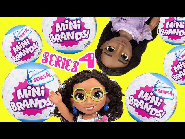 Mini Brands Series 4 Opening with Disney Encanto Mirabel and Isabela Dolls (Zuru)