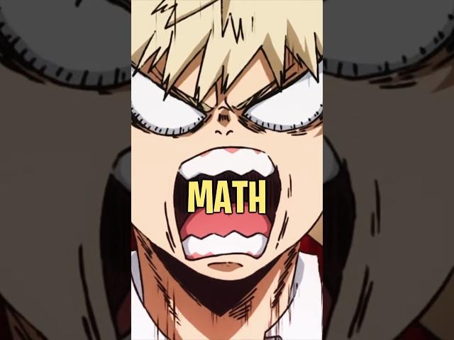 Basic Math at U.A.| My Hero Academia Abridged #shorts