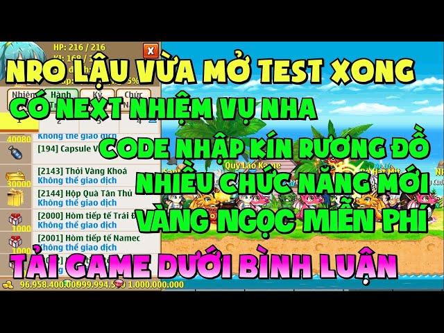 Ngọc Rồng Lậu - Trải nghiệm sv Nro Lậu test mới nhất đăng ký không mất phí nhận vàng ngọc free