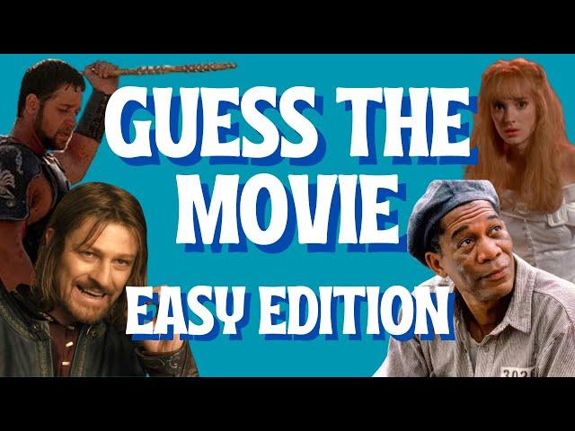 Guess the Movie Picture Quiz: Easy Edition | Test Your Film Knowledge (50 Questions)