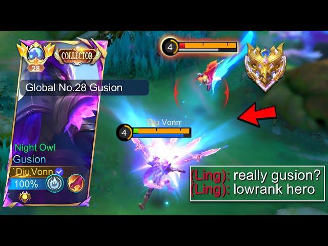 HOW TO PLAY GUSION IN HIGH RANK?!! TOP GLOBAL GUSION ROTATION ( MUST WATCH!! )