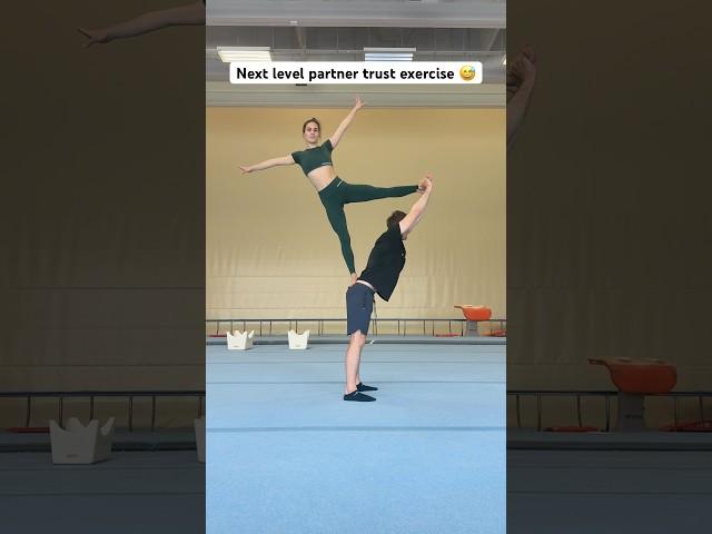 Trust level 100000  #shorts #acrobatics #acrobats #balance #trust #challenge