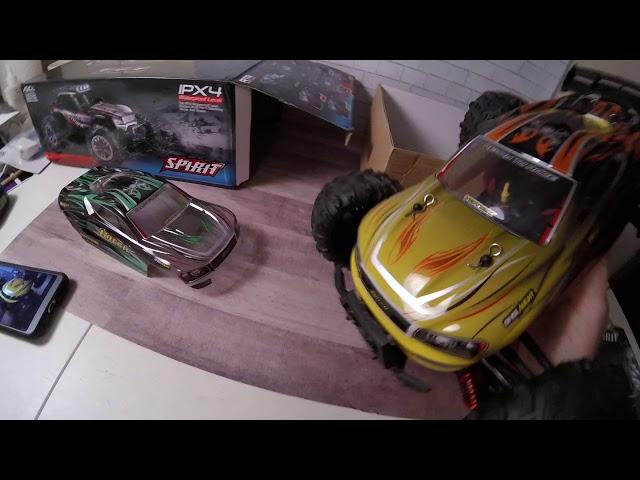 Unboxing Xinlehong Q903 brushless all metal gears and painting the shell