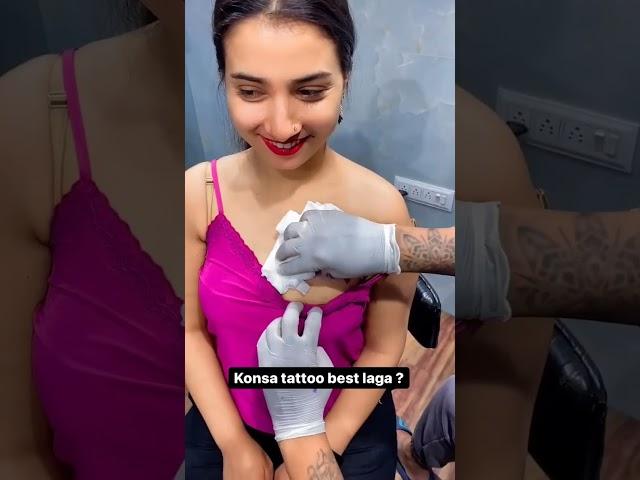 Best Status Video | Best Tattoo Designs 2k22 | Girls Chest Tattoo Designs and Ideas #shorts #short