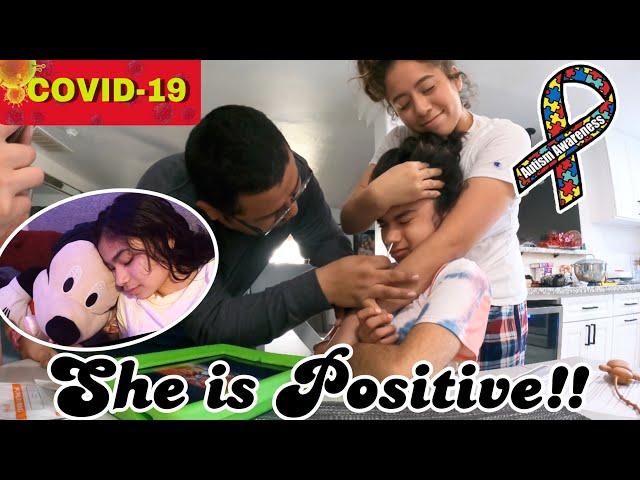 Autistic non verbal girl with COVID-19! **shocking** Autism life with Ashy