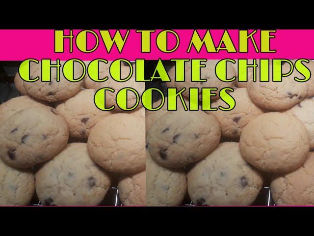 HOW TO MAKE CHOCOLATE CHIPS COOKIES/Jet Vlog SG