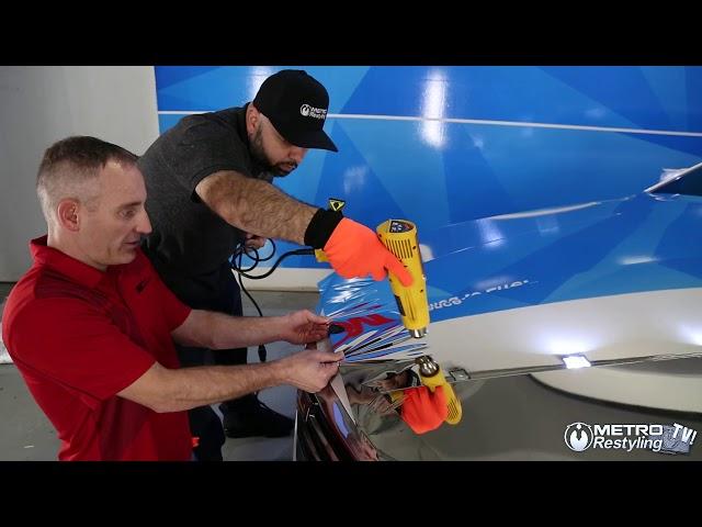 How to install 3M 1080 wrap series silver chrome wrapping vinyl film