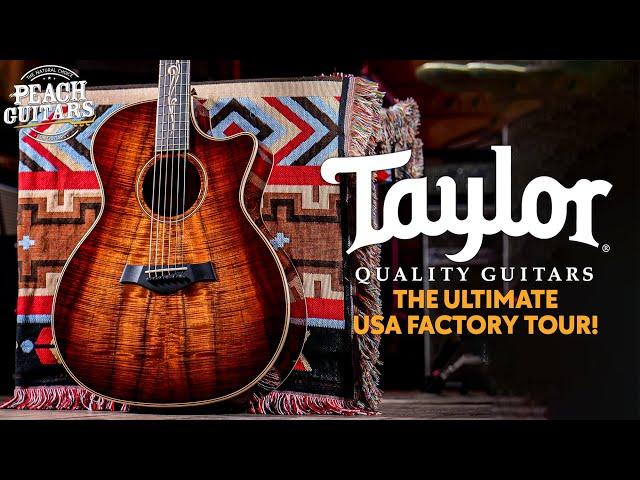 The Ultimate Taylor Guitars USA Factory Experience! | Full Factory Tour!