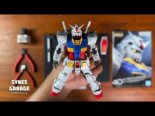 Rx-78-2 Gundam Ver 2.0 RG 1/144 | ASMR BUILD | Bandai