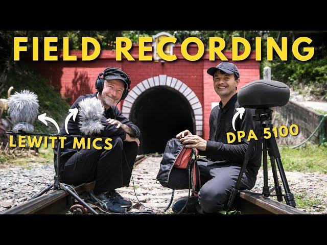 How To Set Up Stereo Microphones For Field Recording [Lewitt 540 Sub Zero]