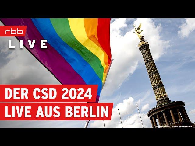 CSD Berlin 2024: Live von der Demo | Christopher Street Day