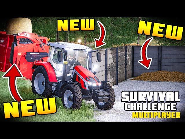 I SPENT ALL OUR MONEY ON NEW STUFF  | Survival Challenge CO-OP | FS22 - Episode 78