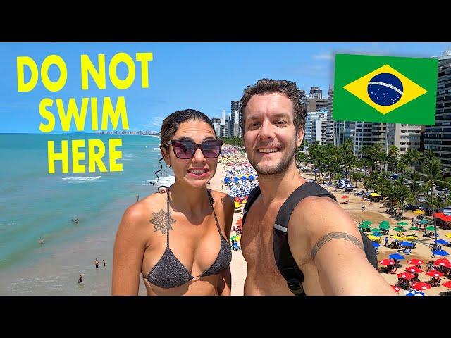 BRAZIL'S MOST DANGEROUS BEACH  RECIFE & OLINDA