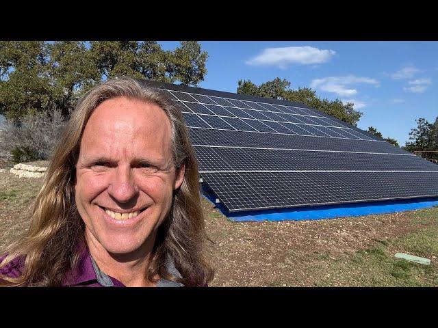 Huge Solar Array Expansion To Survive The Off Grid Winter