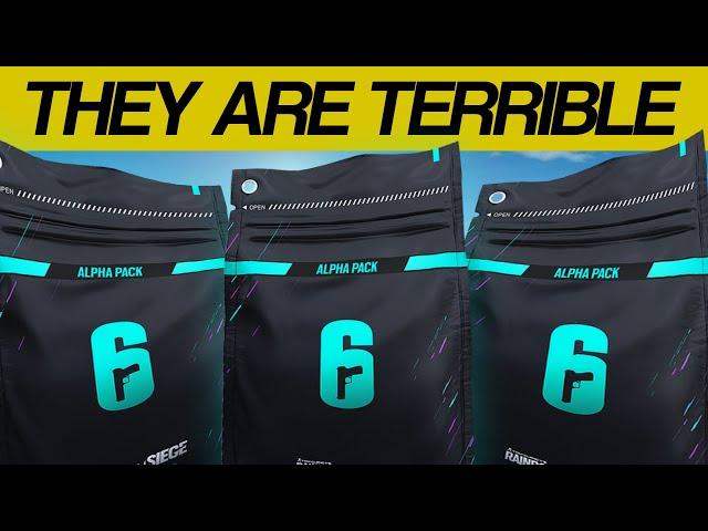 Alpha Packs Suck.