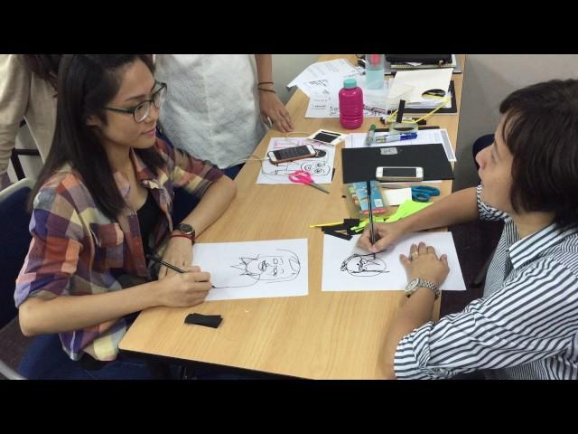 Design Thinking Training Workshop [Process] -  Draw Your Partner Activity!