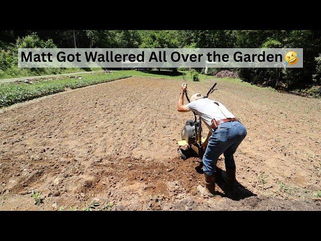 Tiller With Old Implement About Whupped Matt & How He Wants to Die (INSANE )