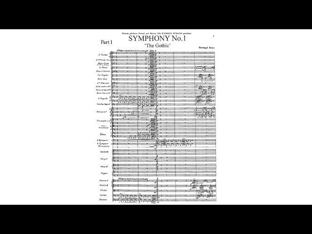 Havergal Brian - Symphony No.1 in D minor ''Gothic'' [Score]