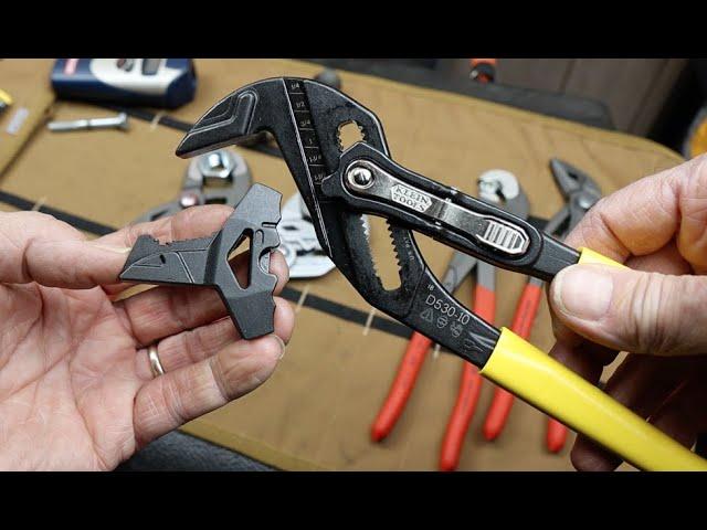 Klein Plier Wrench w/ Reversible lower jaw and 1/2 Cobra performance. Heavy but versatile You Decide