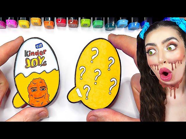 DIY Gegagedigedagedago KINDER JOY! (COTTON EYE JOE GEGAGEDIGEDAGEDAGO REMIX SONG!)