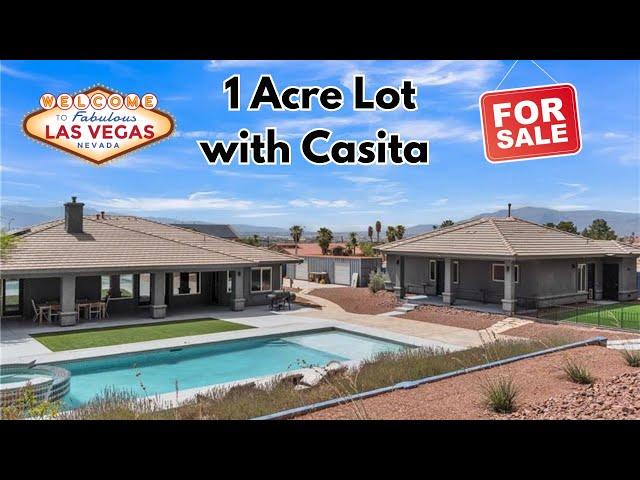 Custom Home with Massive Lot | Strip Views with Casita | Million Dollar Home Tour | For Sale