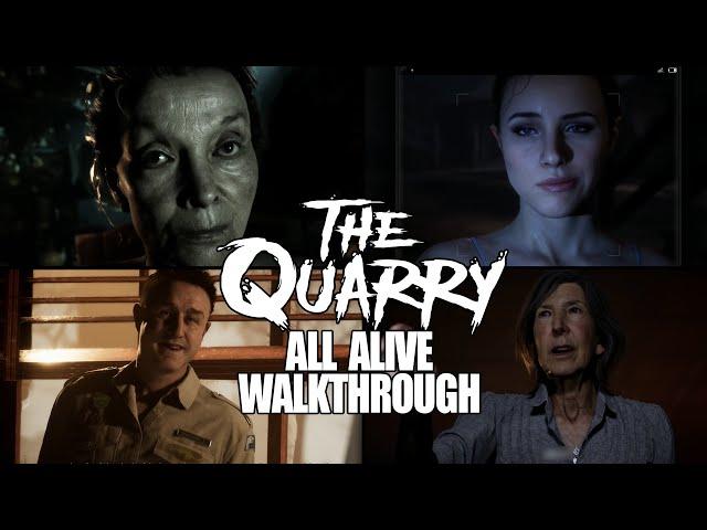 The Quarry - Full Walkthrough (ALL Alive) (ALL Evidence) (Best Ending and Epilogue)