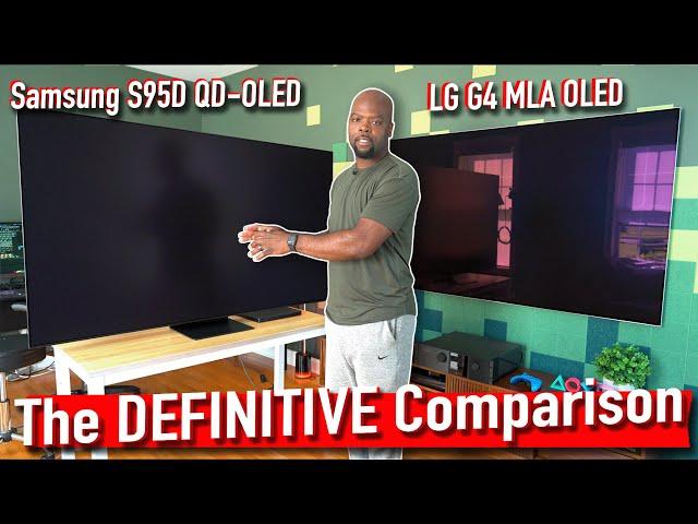 Is Everyone Wrong About Matte Screen OLEDs? | Samsung S95D vs LG G4 Picture Comparison