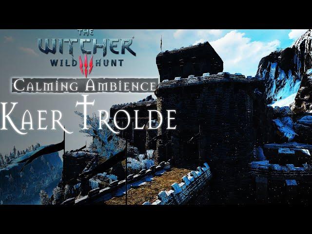 Peaceful Winter in the Northern Realms - Kaer Trolde | The Witcher 3 - Relaxing Music & Ambience