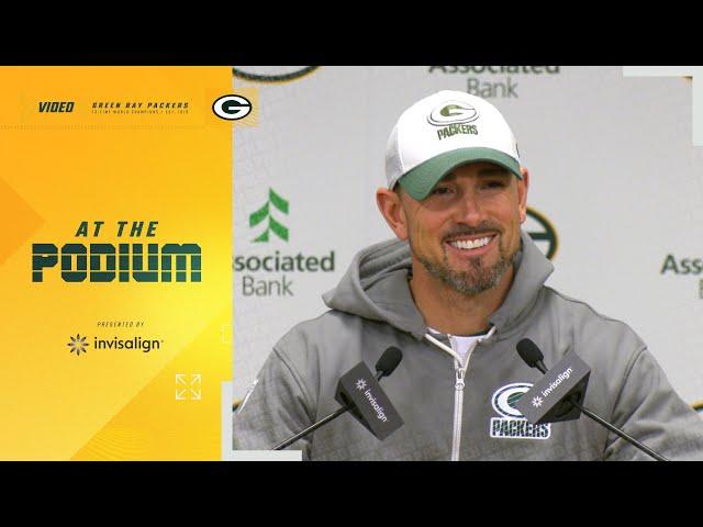 Matt LaFleur focused on holding 'standard of performance' to close regular season