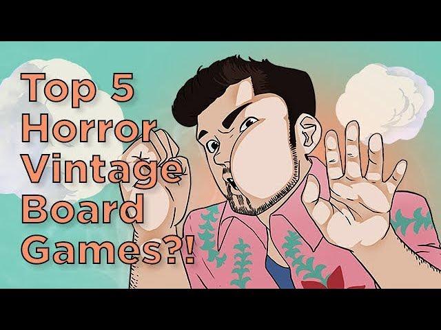 Top 5 Horror Vintage Board Games