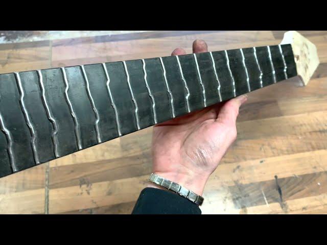 Luthier Video Installing and Crowning 2nd Generation Stainless Steel True Temperament Frets