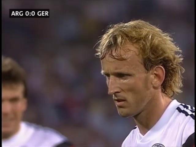 ARD Sportschau: Andreas Brehme Tor (Elfmeter, 85" Minute) vs Argentinien (WM 1990, Finale)