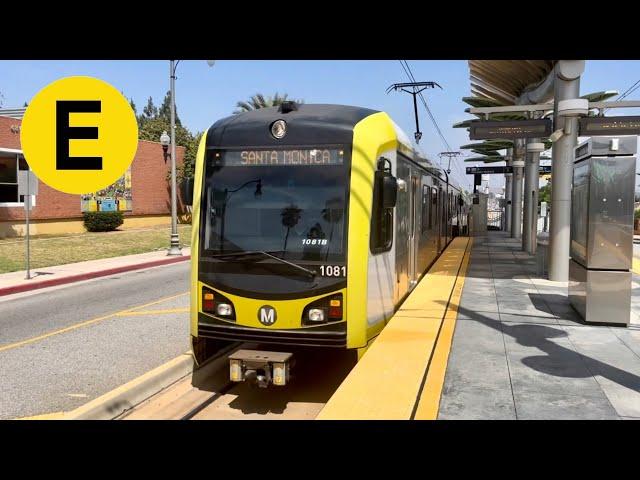 LA Metro E Line Cab Ride: Atlantic to Santa Monica via DTLA