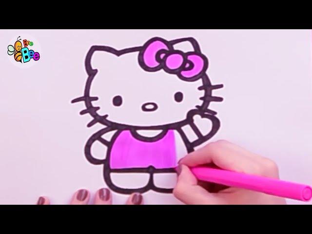 How to draw Hello Kitty